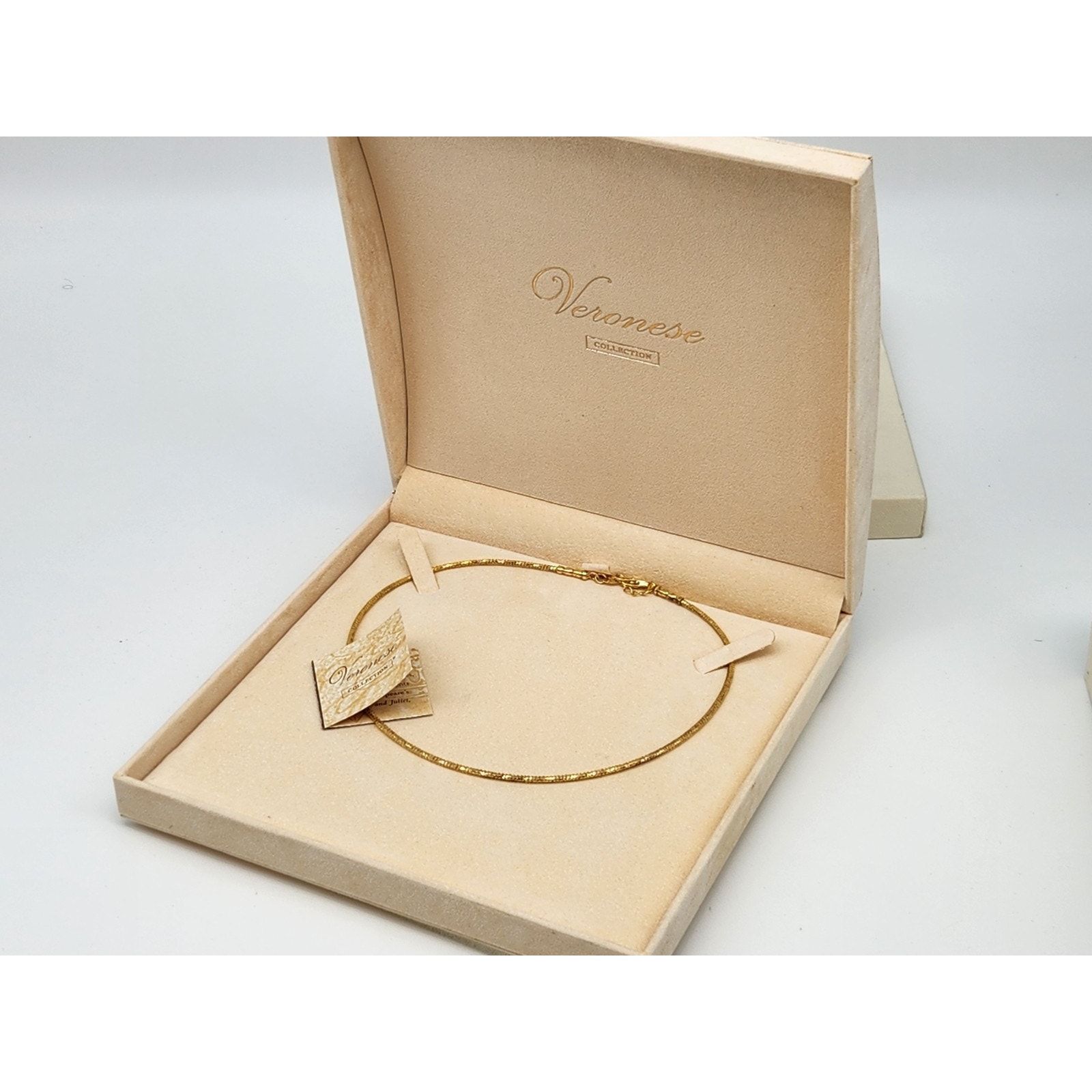 Veronese Qvc Sterling Silver 925 Italy Vermeil Necklace 16 - 18''L